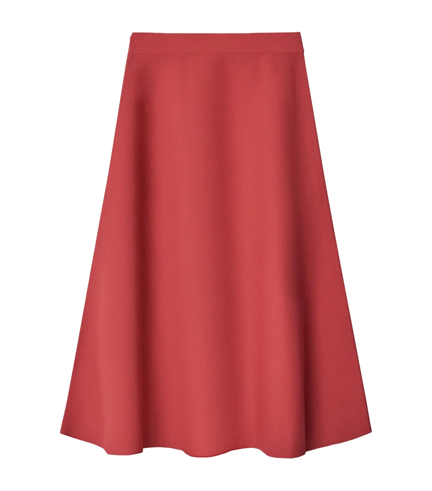 Flared Knit Skirt