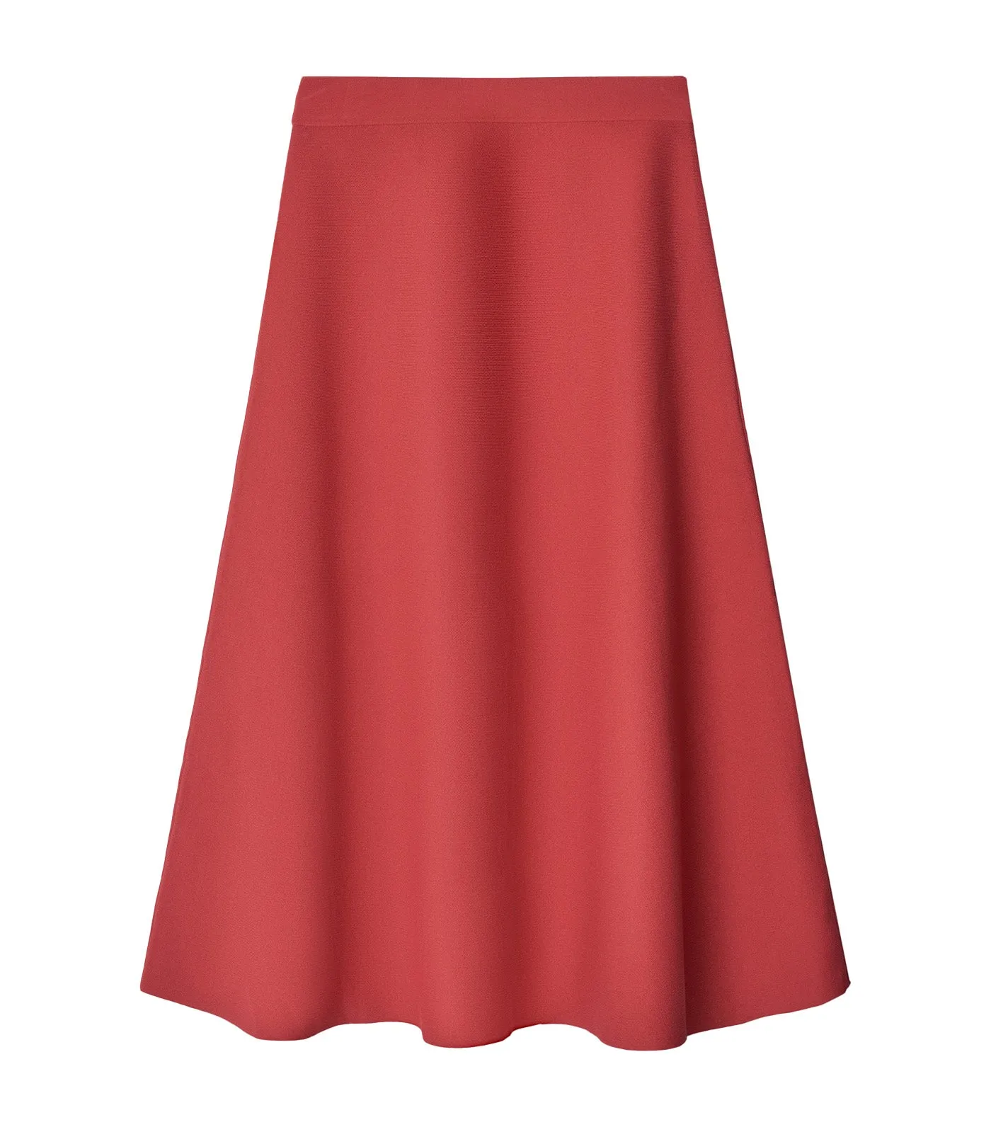 Flared Knit Skirt