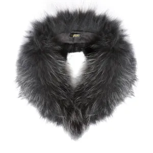 Fox Fur Collar Black by Jayley