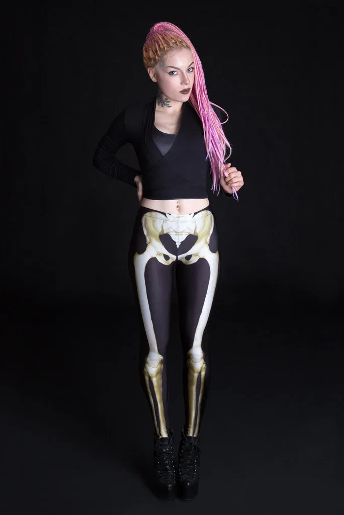 Graveyard Skeleton Leggings