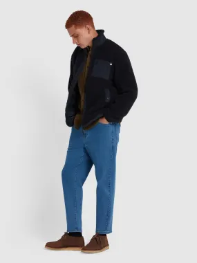 Hawtin Relaxed Tapered Fit Jeans In Worn Indigo