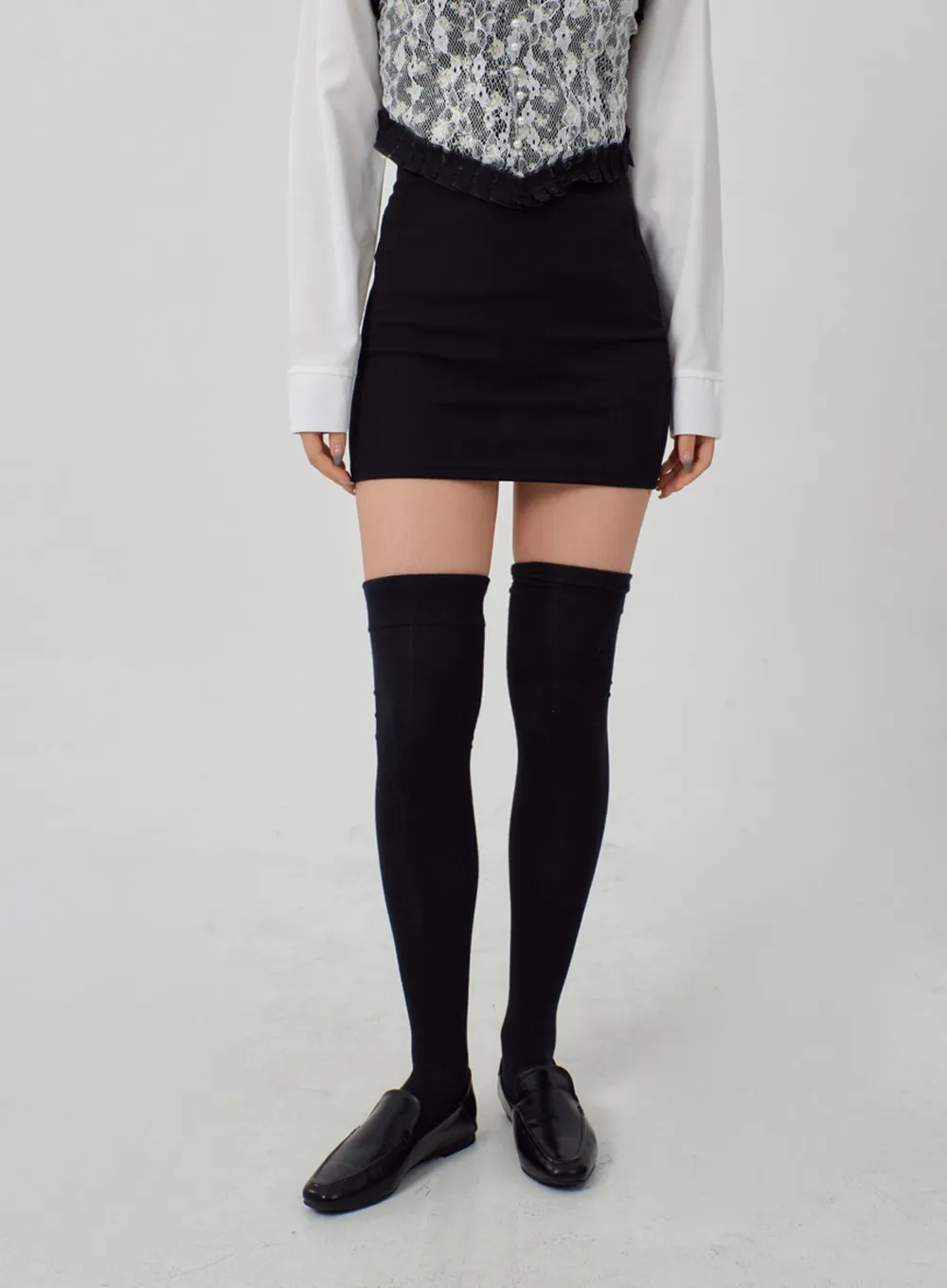 High Waist Mini Skirt IM316