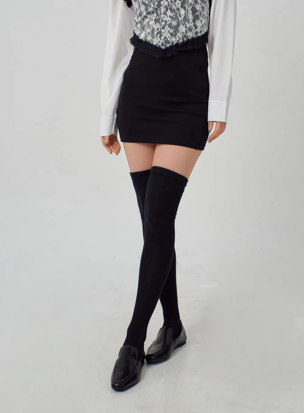 High Waist Mini Skirt IM316