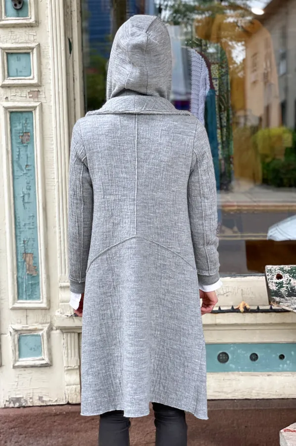 Hooded Coat - Grey