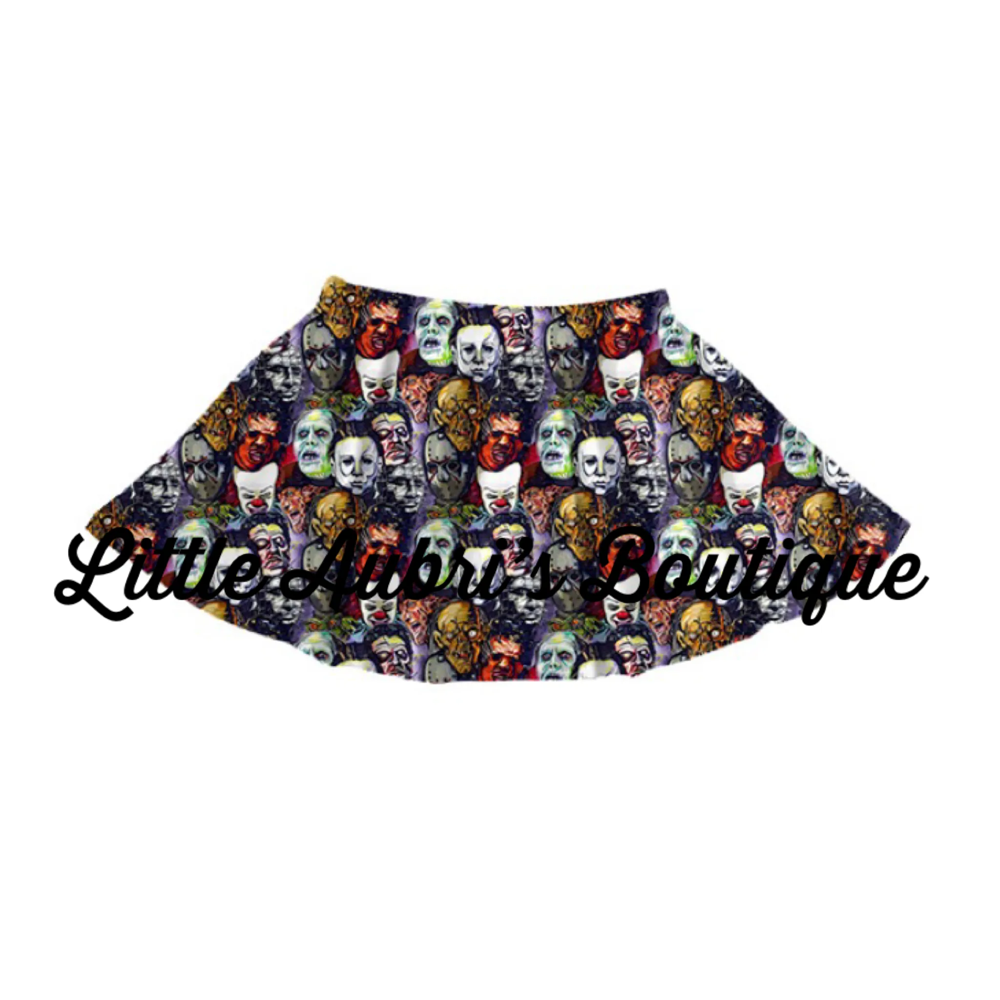 Horror Fest Skirt with Built in Shorts