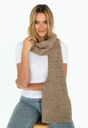 HUMIDITY ODETTE SCARF WALNUT