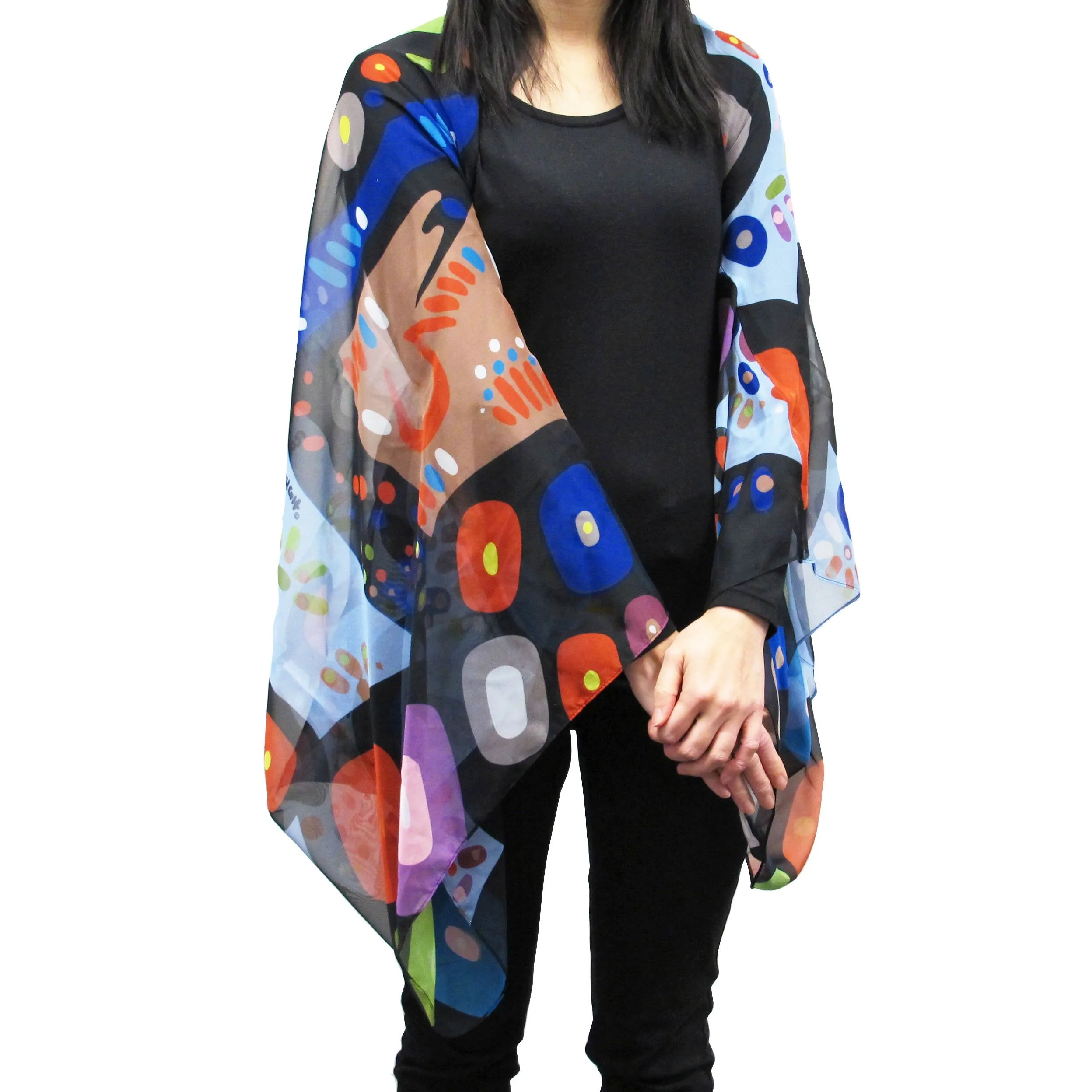 John Rombough Bear Cape Scarf