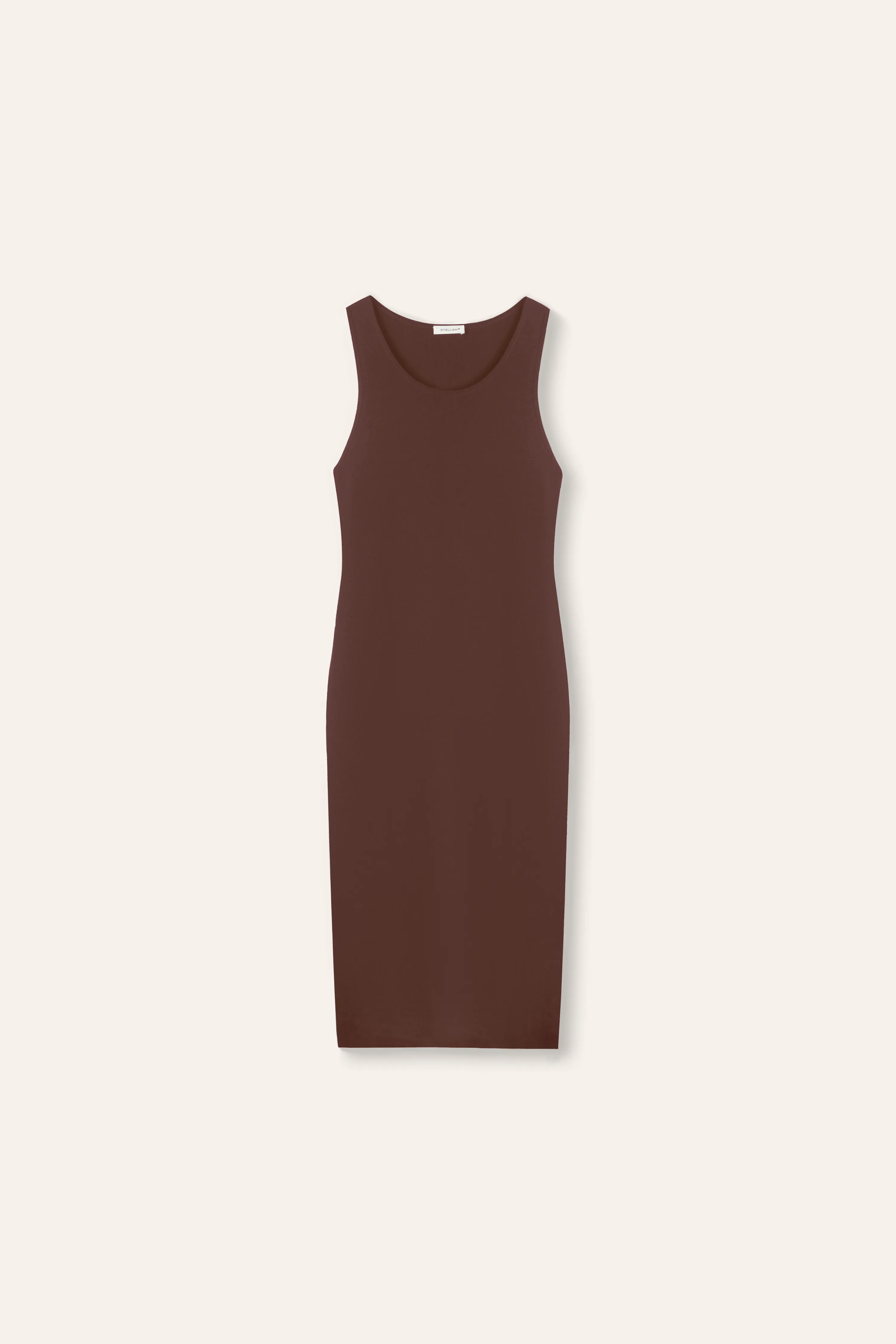 KEAN jersey knit dress (Brown)