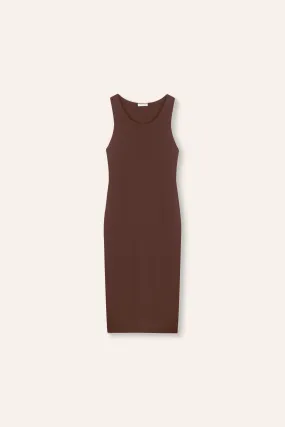 KEAN jersey knit dress (Brown)