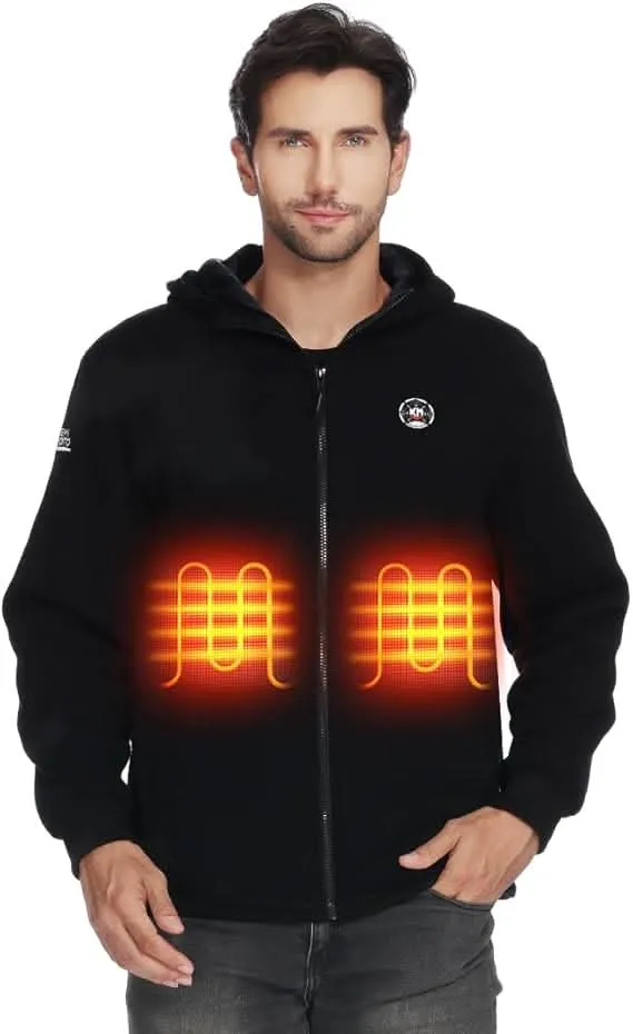 KEMIMOTO Heated Hoodie with 12V Battery Pack