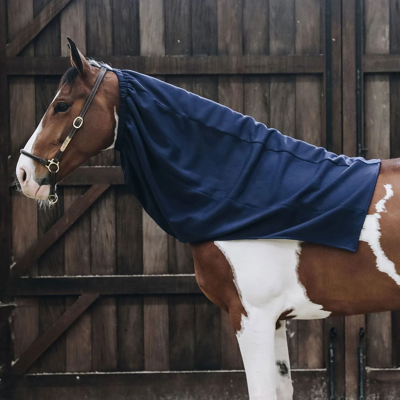 Kentucky Horsewear Cooler Fleece Scarf - Navy