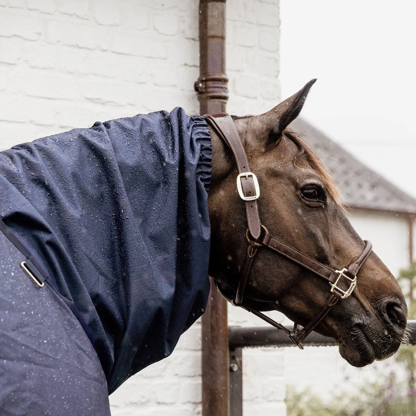 Kentucky Horsewear Waterproof Scarf - Navy