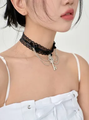 Key Chain Choker Necklace BD09