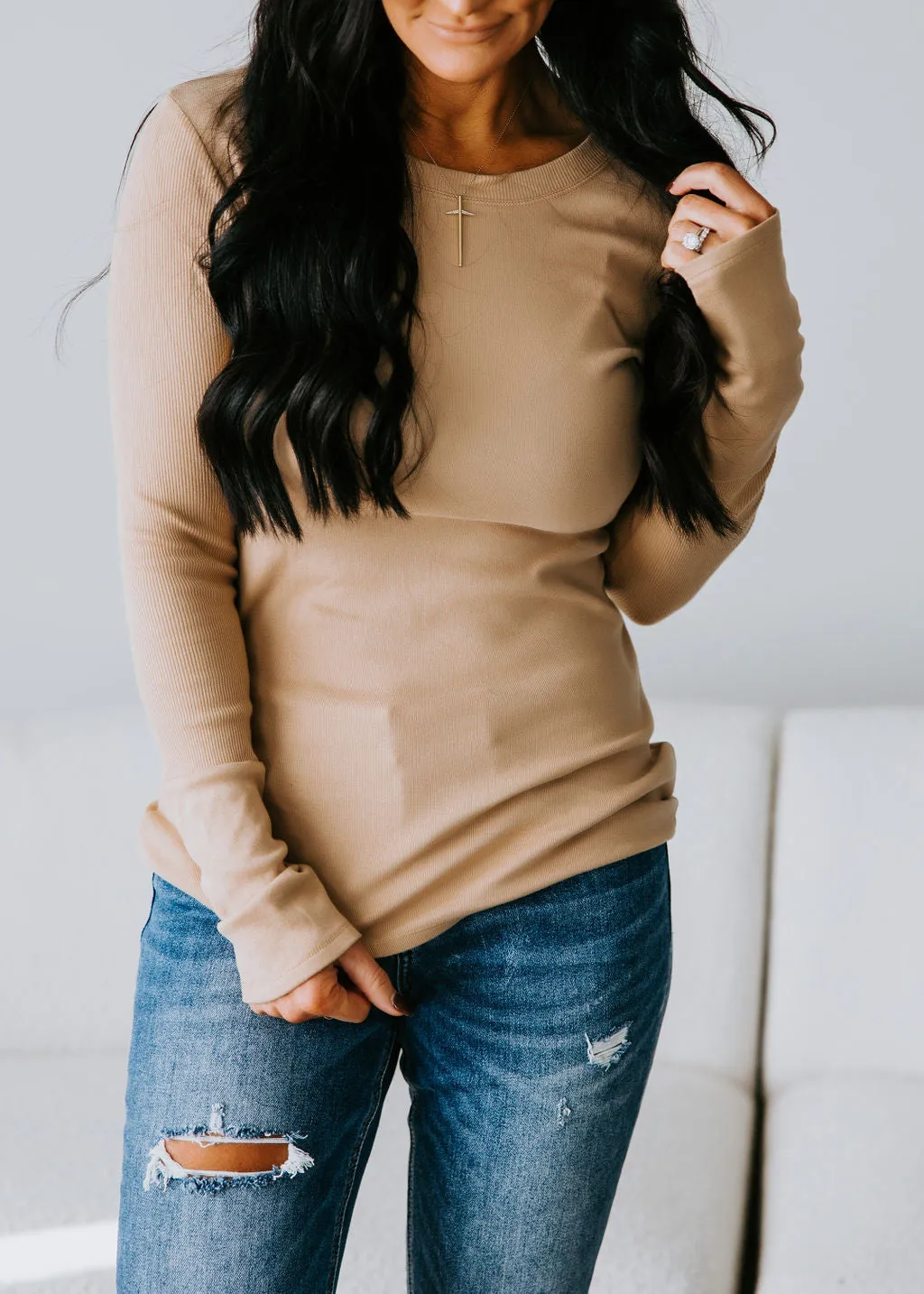 Kyra Long Sleeve Top by Lily & Lottie