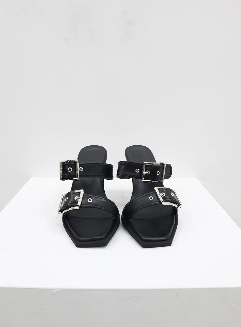 Layered Buckle Heels BA305