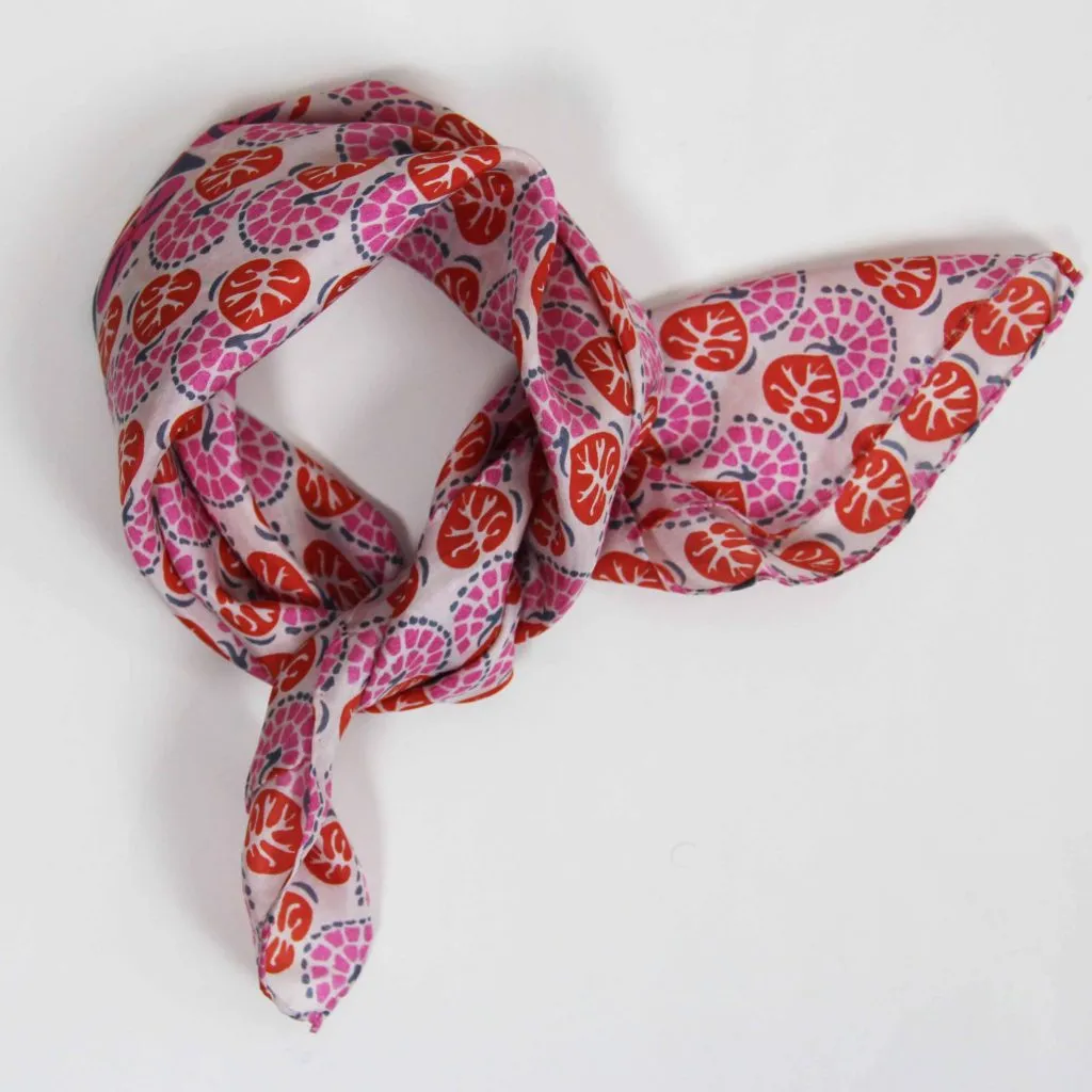 Les Belles Vagabondes Mini Silk Scarf