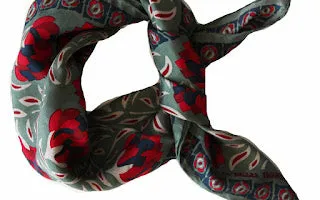 Les Belles Vagabondes Mini Silk Scarf