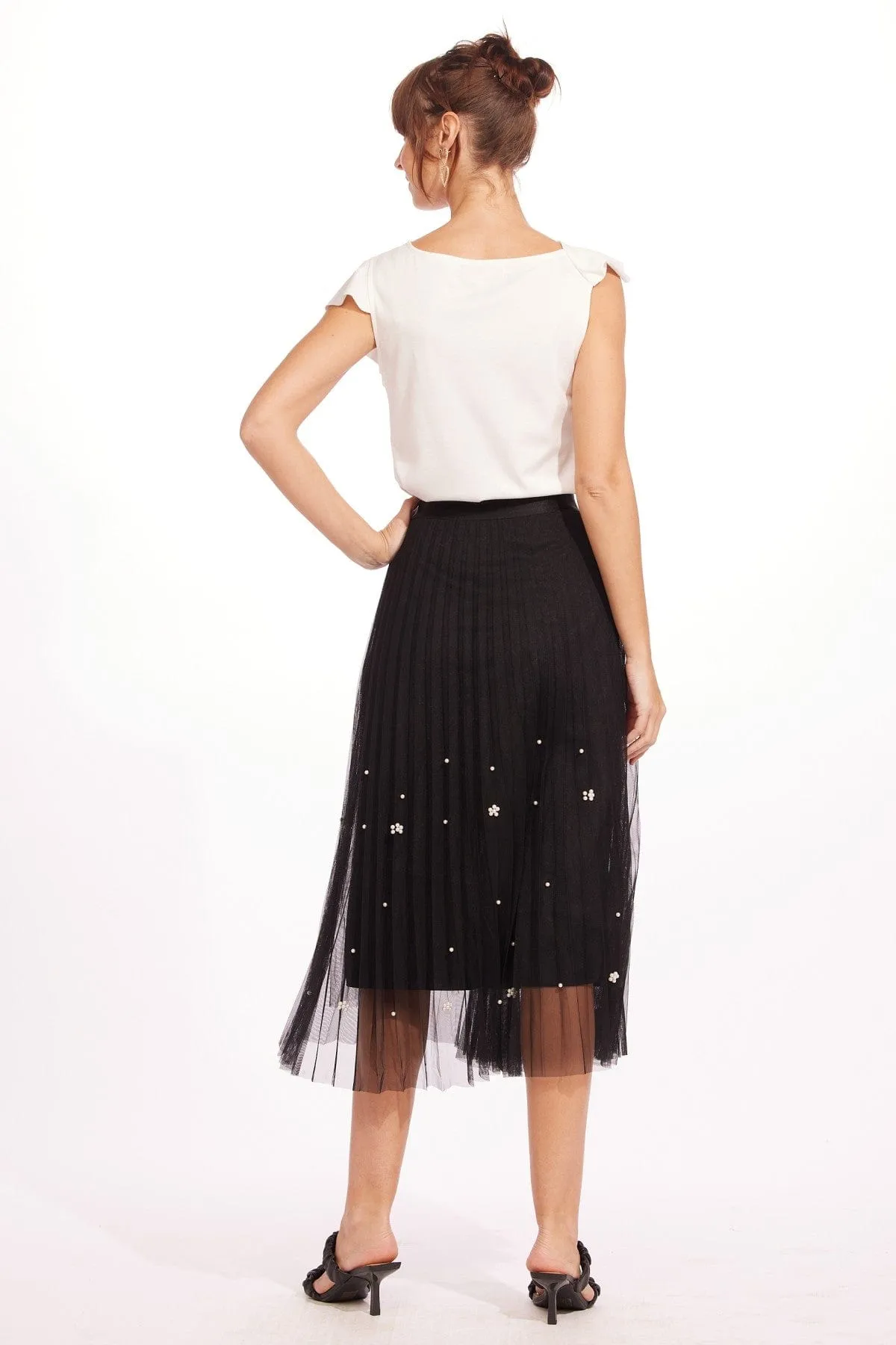 Lila Pearl Tulle Skirt