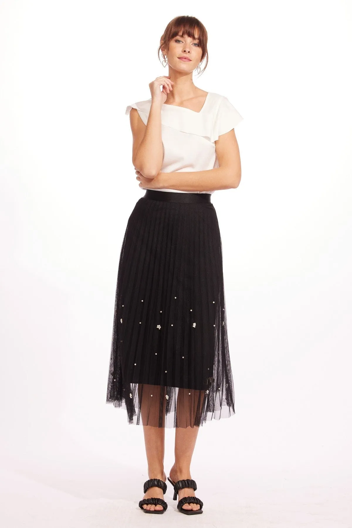 Lila Pearl Tulle Skirt