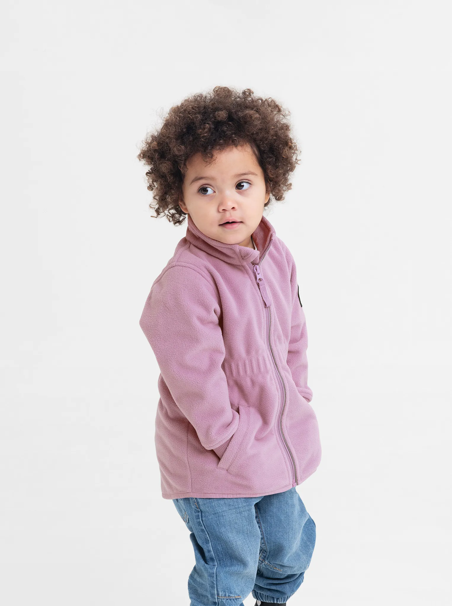 Longline Waterproof Fleece Kids Jacket