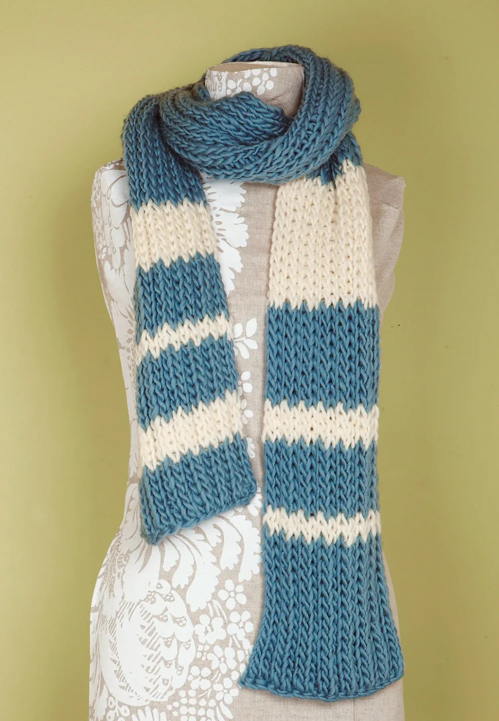 Loom Double Knit Rib Scarf - Version 1