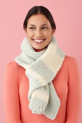 Loom Double Knit Rib Scarf - Version 2