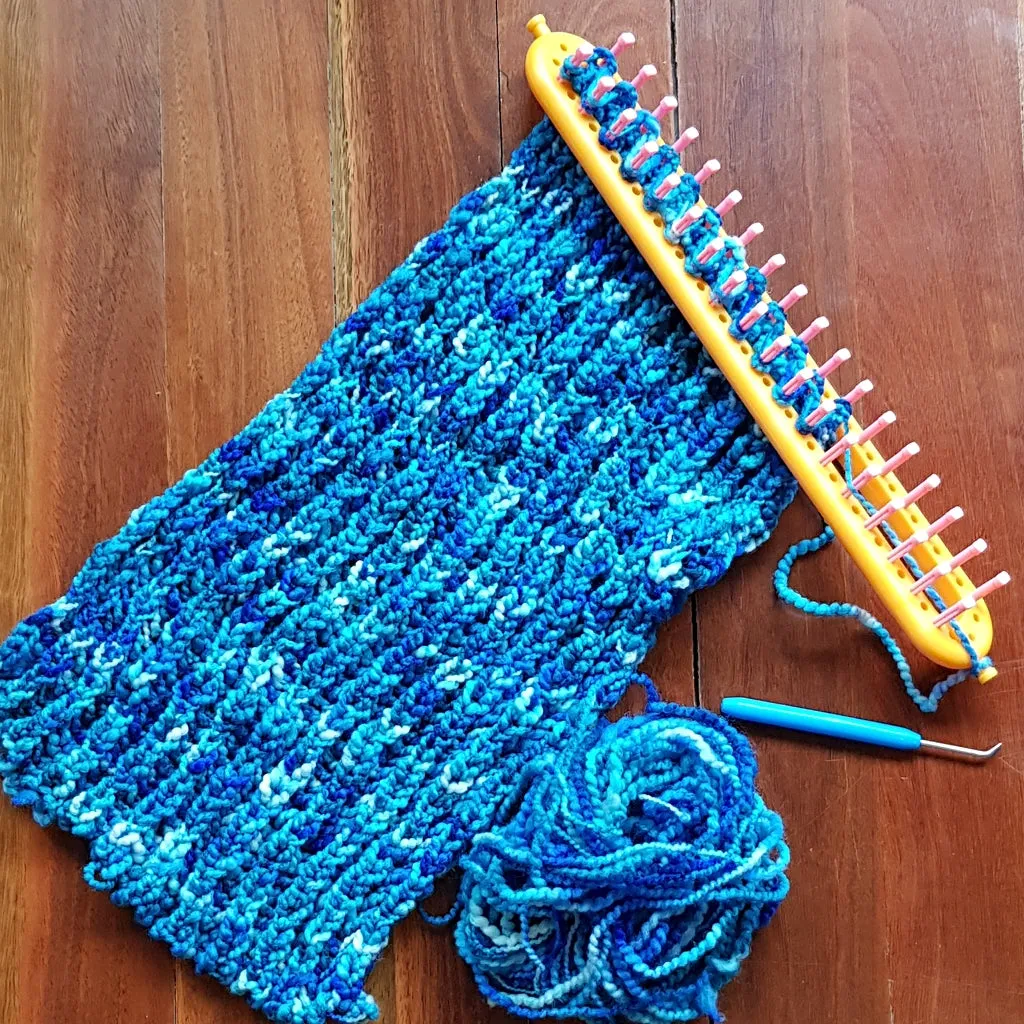 Loom Knit Brioche Cowl Pattern