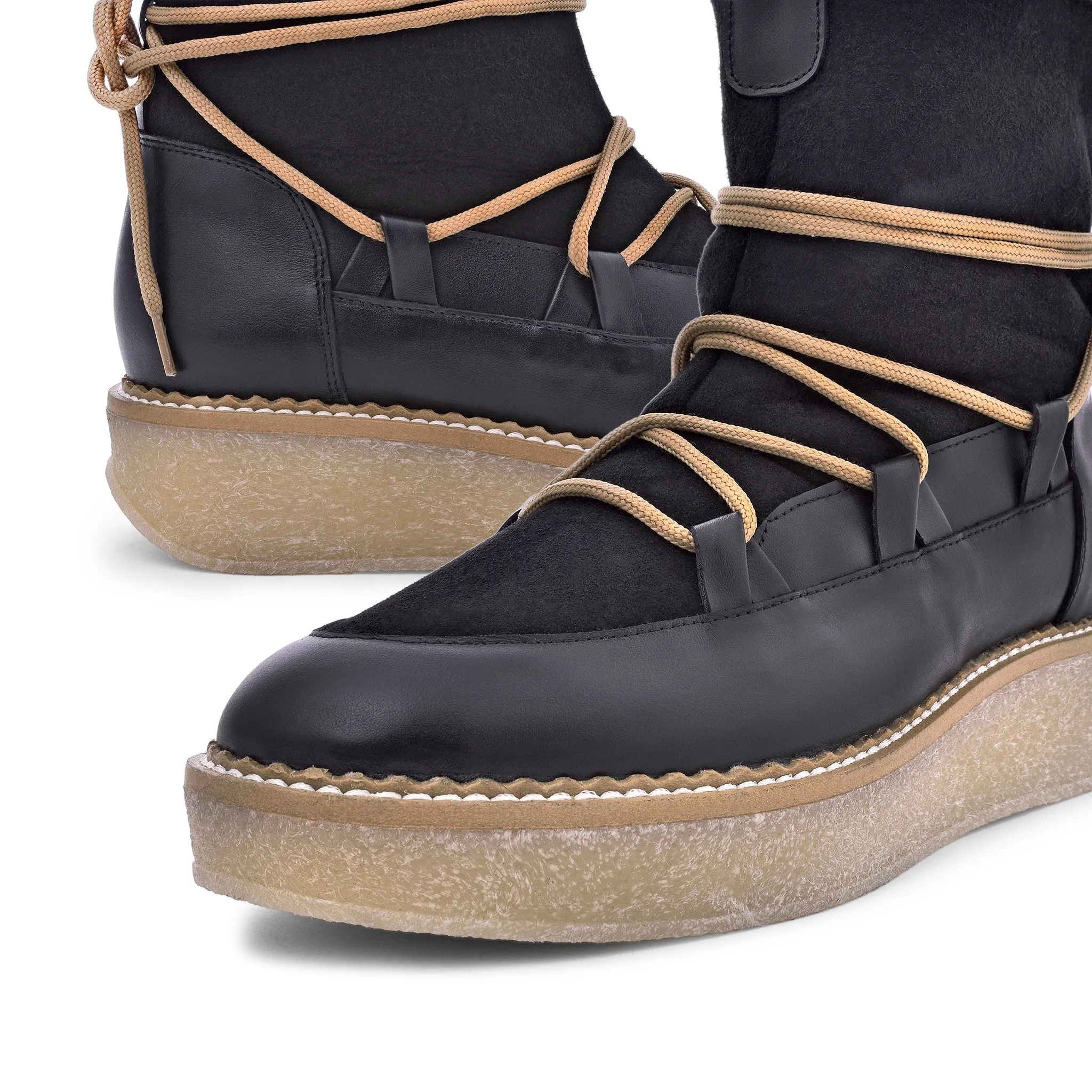 Machiko Black Winter Boots