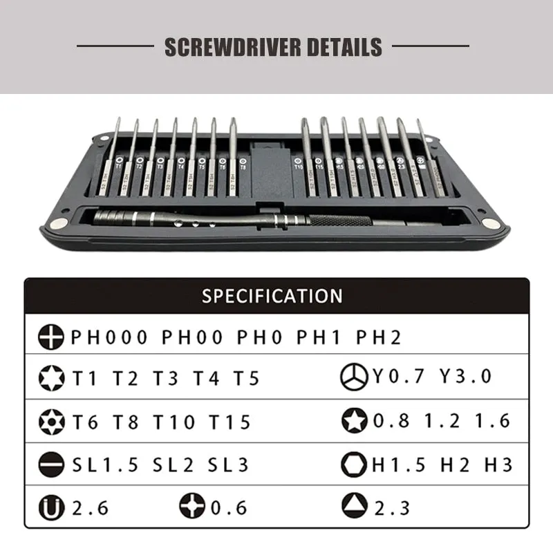 Magnetic Non-Slip Screwdriver Set