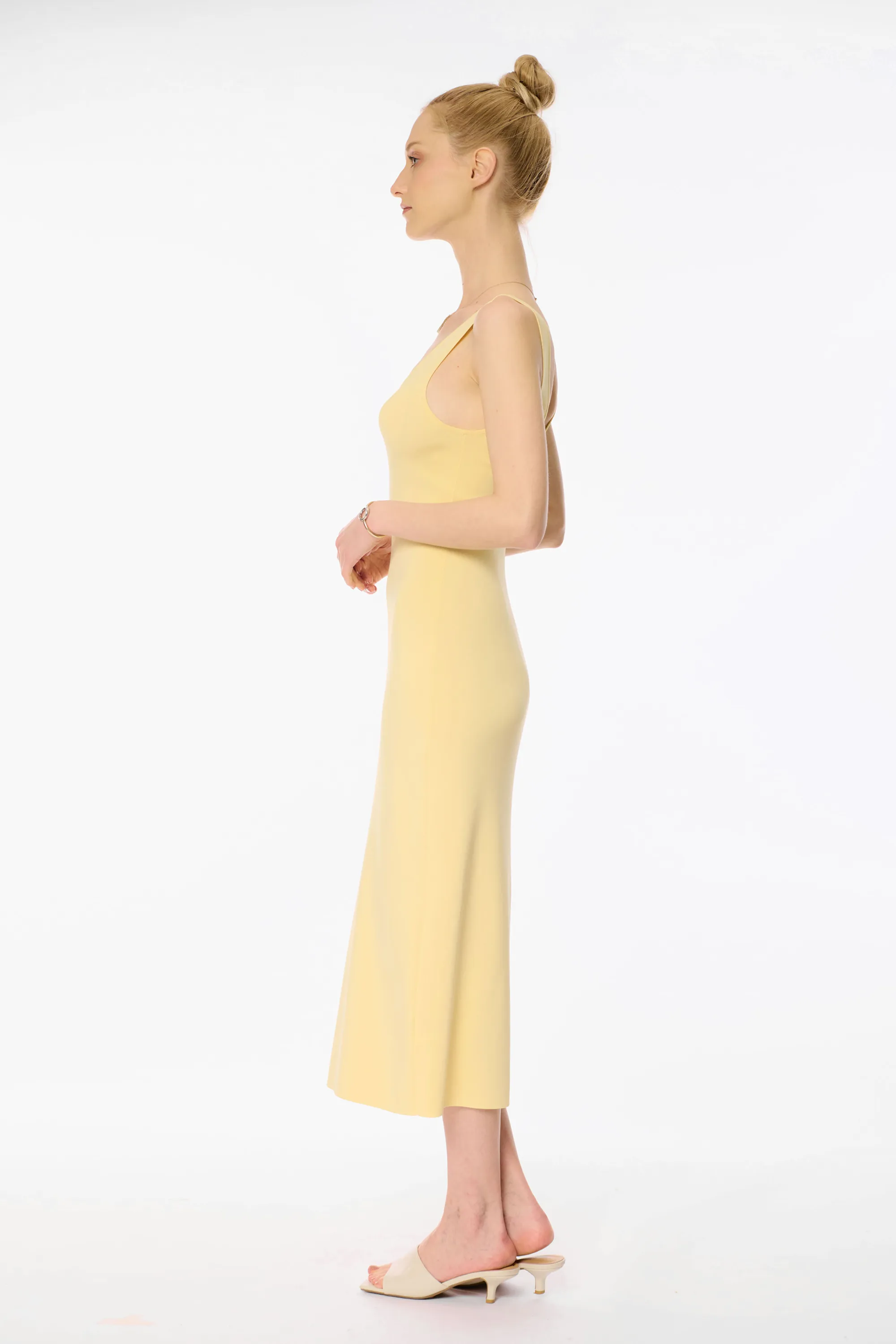 MELISSA knit dress (Light yellow)