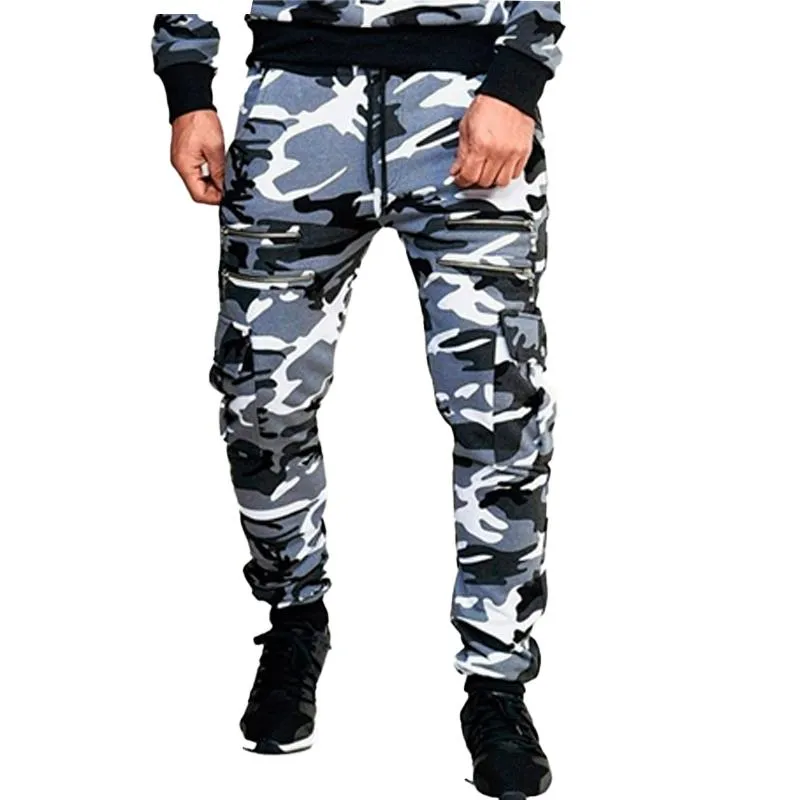 Men's Casual Camo Slim Pants 93786754YM