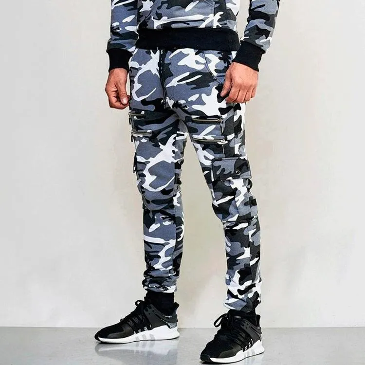 Men's Casual Camo Slim Pants 93786754YM