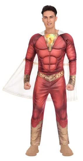 Men's Shazam DC Comic Superhero Costume