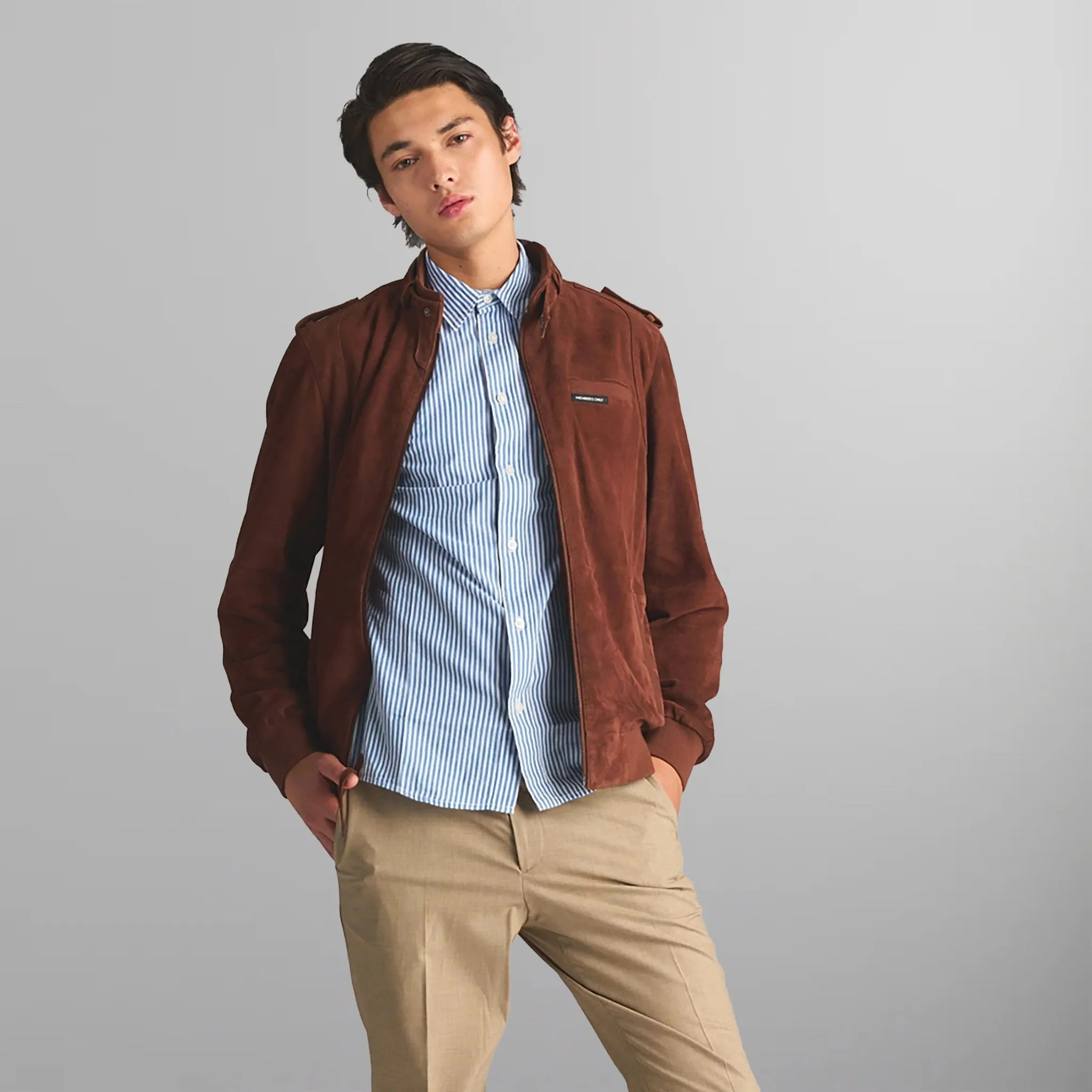 Men's Soft Suede Iconic Jacket