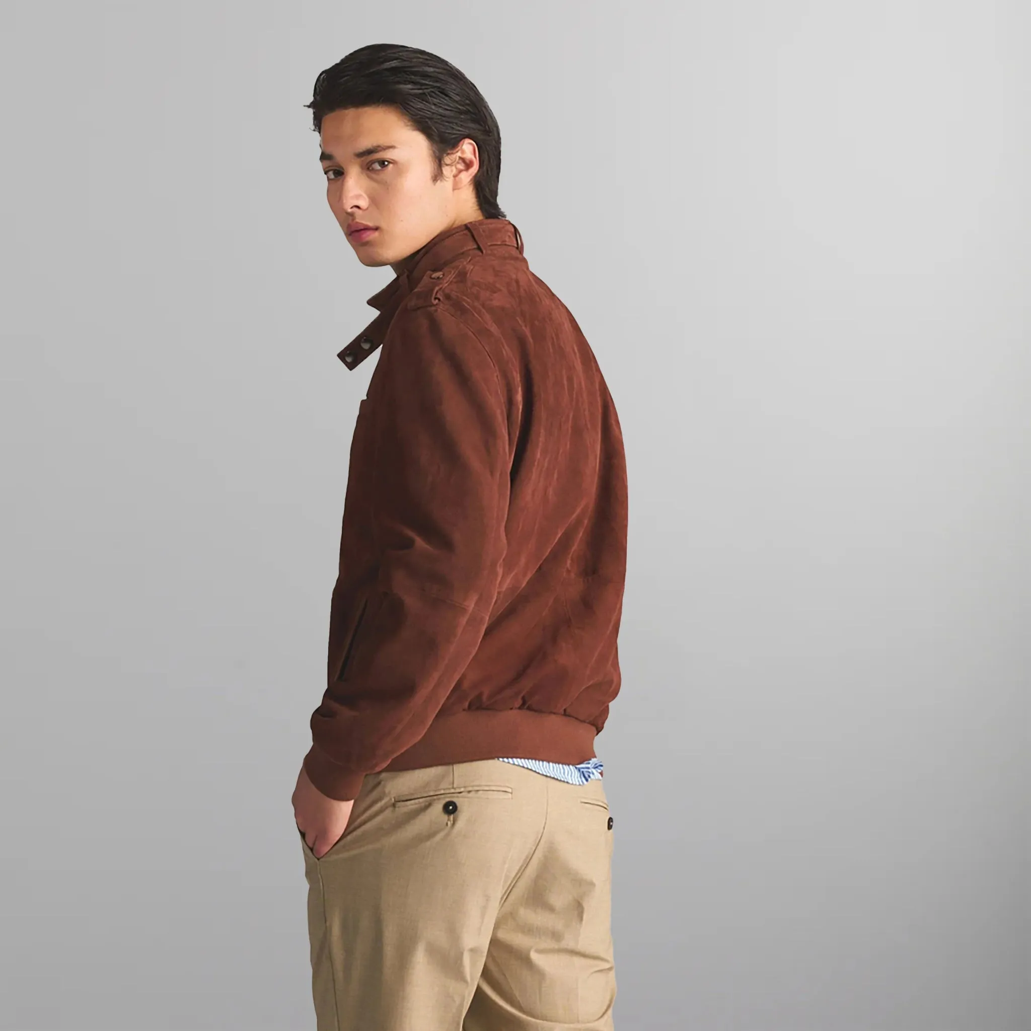 Men's Soft Suede Iconic Jacket