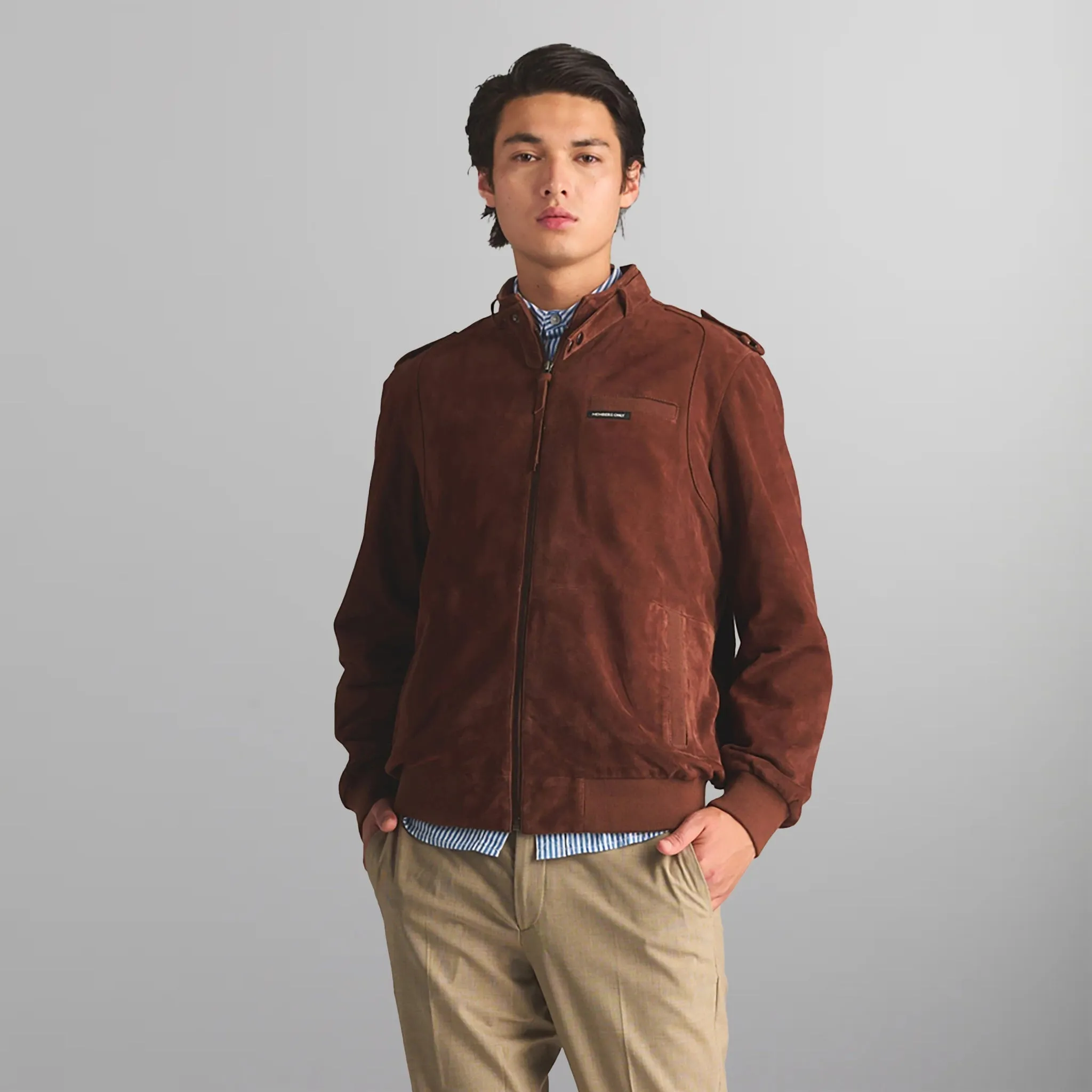 Men's Soft Suede Iconic Jacket