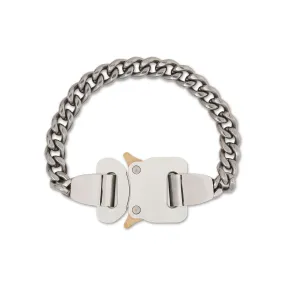 Metal Buckle Bracelet in Silver