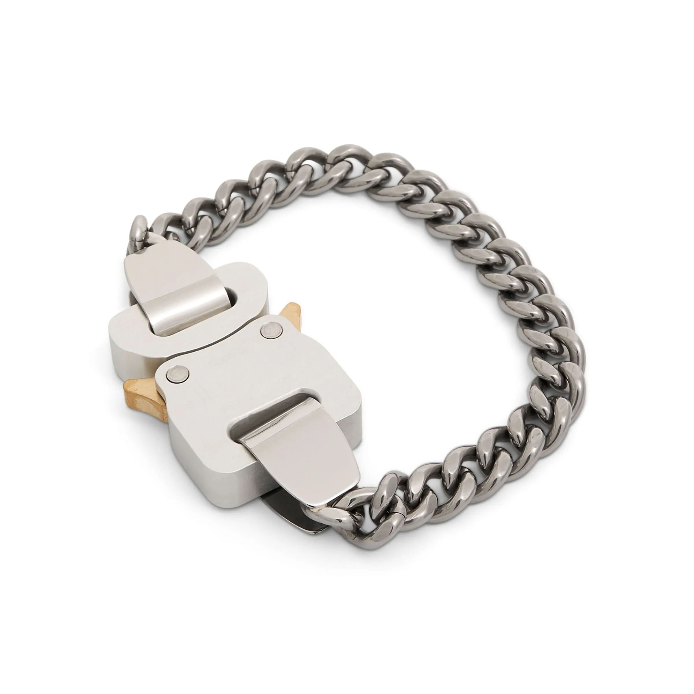 Metal Buckle Bracelet in Silver