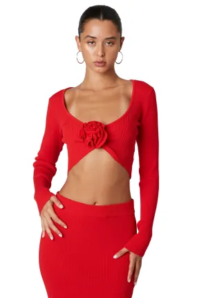 Monmartre Sweater Top Red