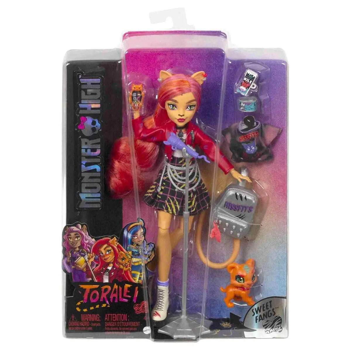 Monster High Toralei Stripe Doll Set