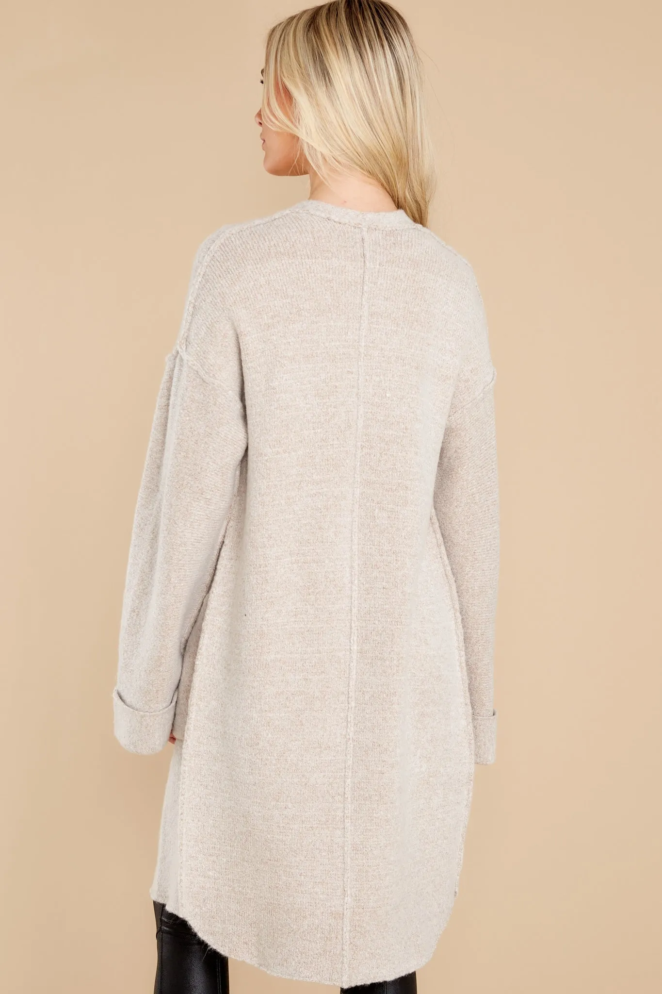 Mountain Roads Light Taupe Cardigan