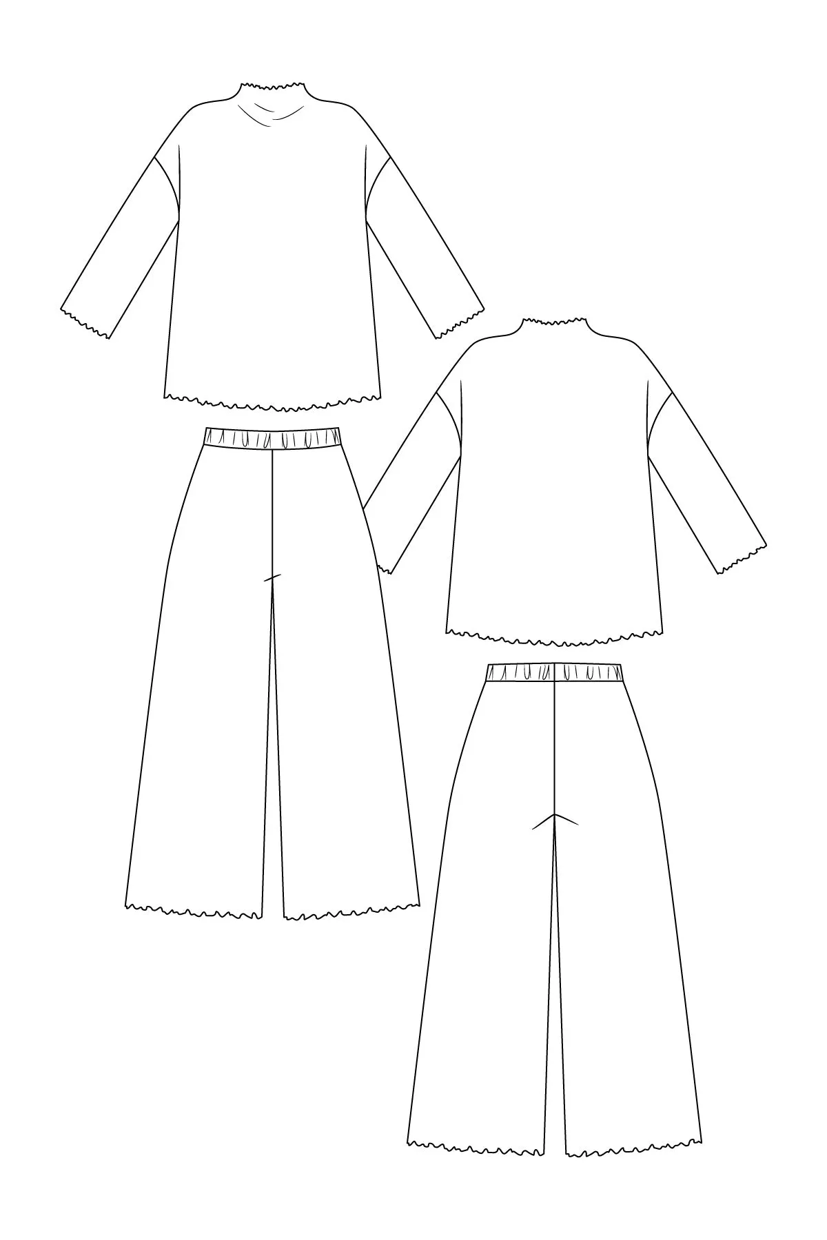 Named Olo Tee & Pants Set