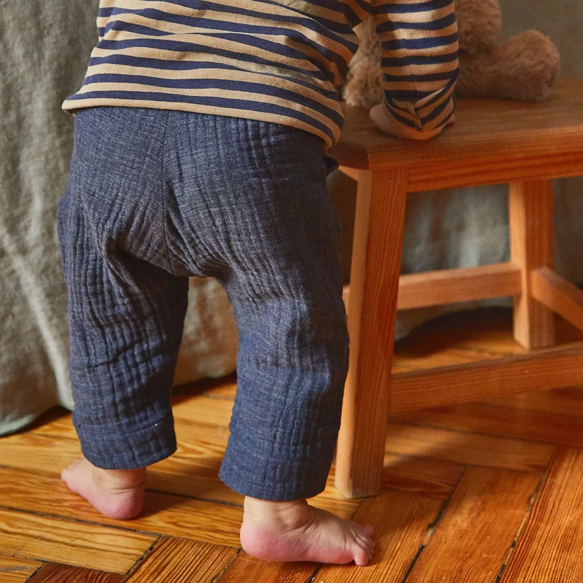 New York Trousers or Shorts Sewing Pattern - Baby 1M/4Y - Ikatee