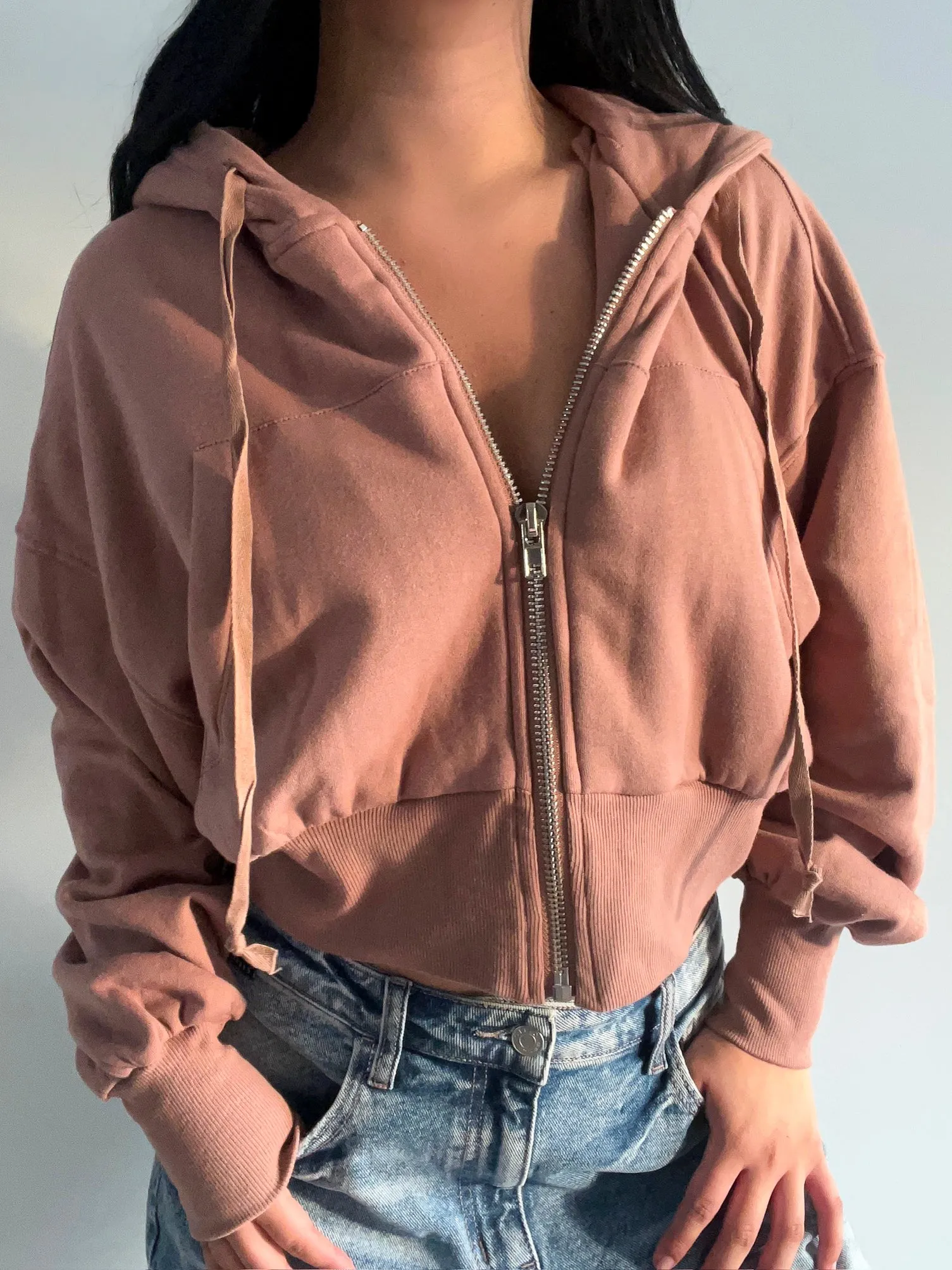 Nicole Zip Up Jacket (Mocha)