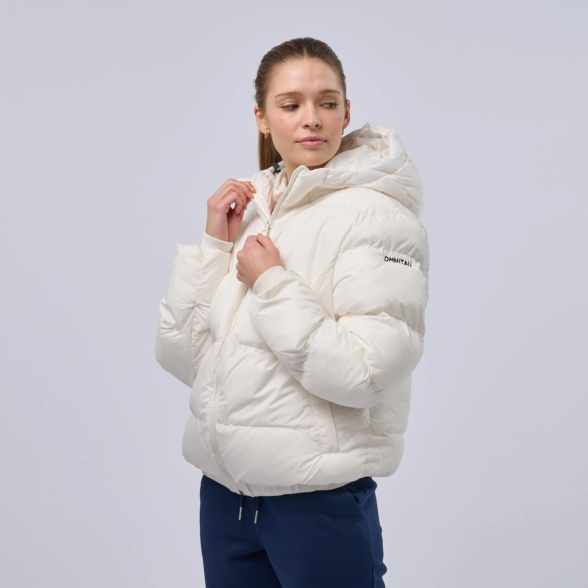 Omnitau Women's Super Warm Recycled Puffer Jacket - White