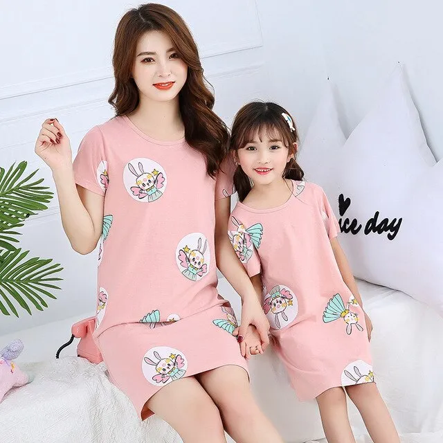 Panda Print Night Dress<br>Panda Nightgown