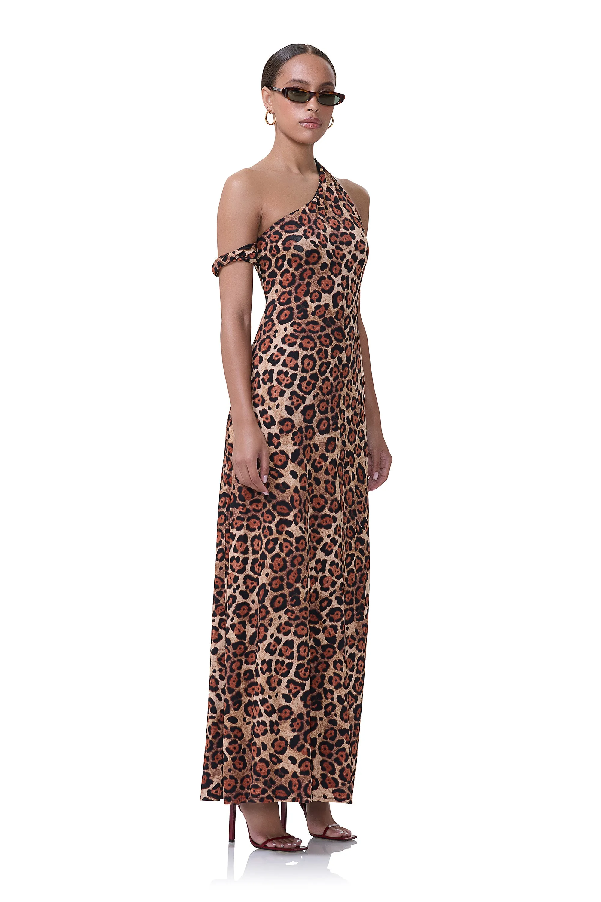 Paulette Dress - Cocoa Leopard