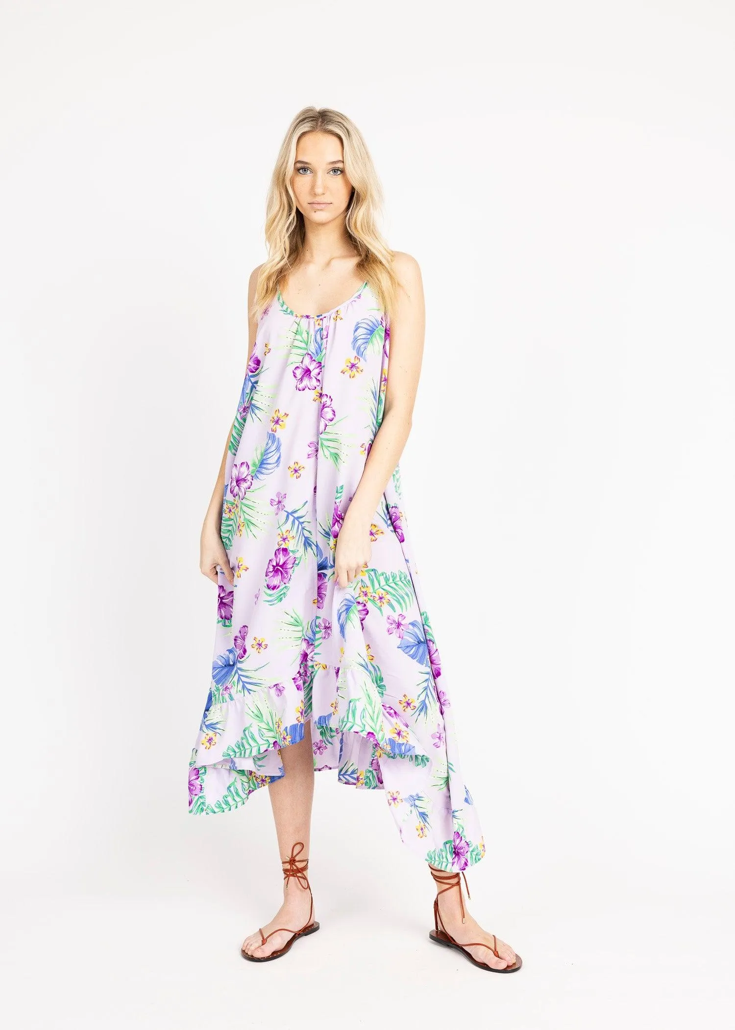 PERUGIA 3/4 DRESS print