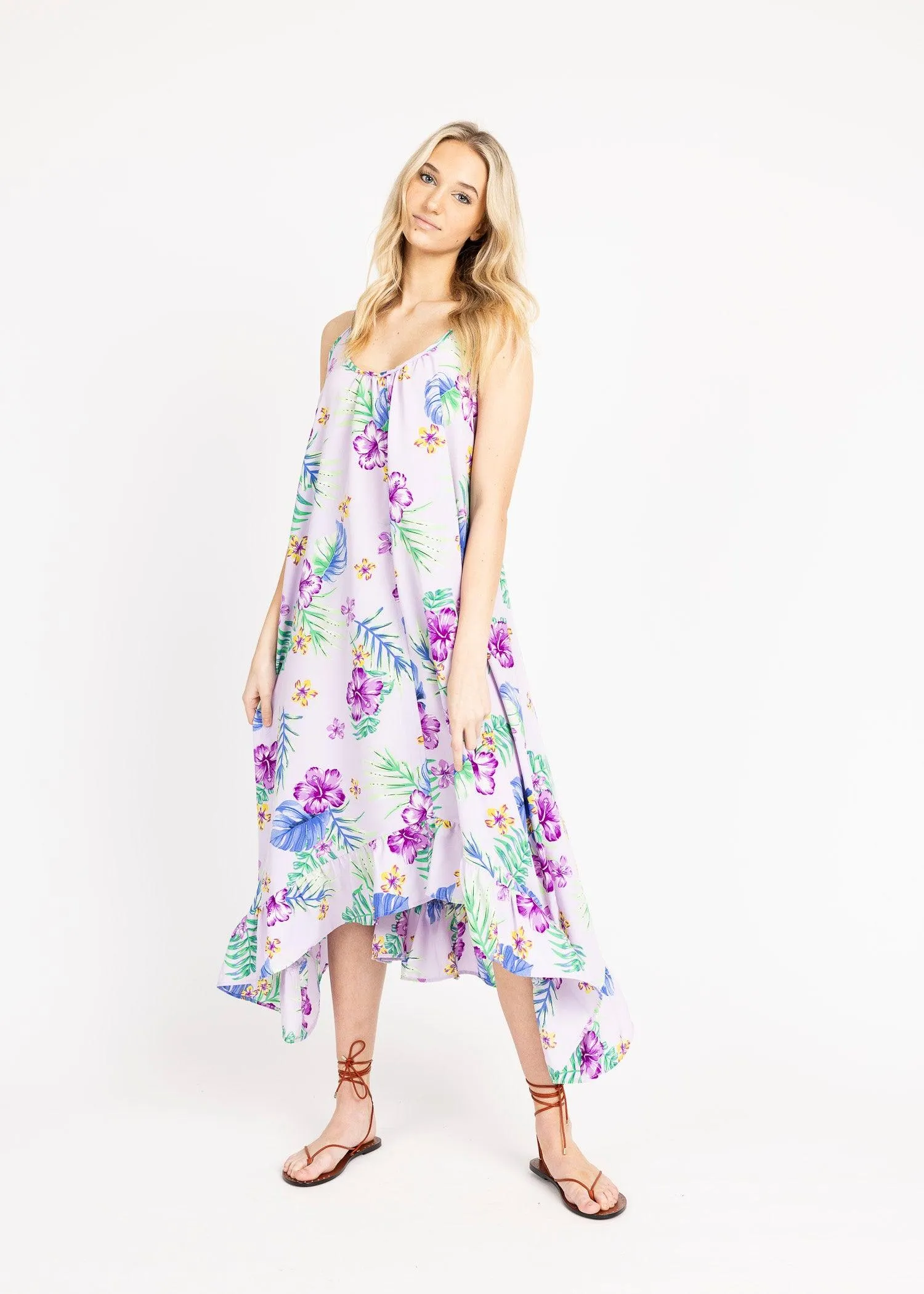 PERUGIA 3/4 DRESS print