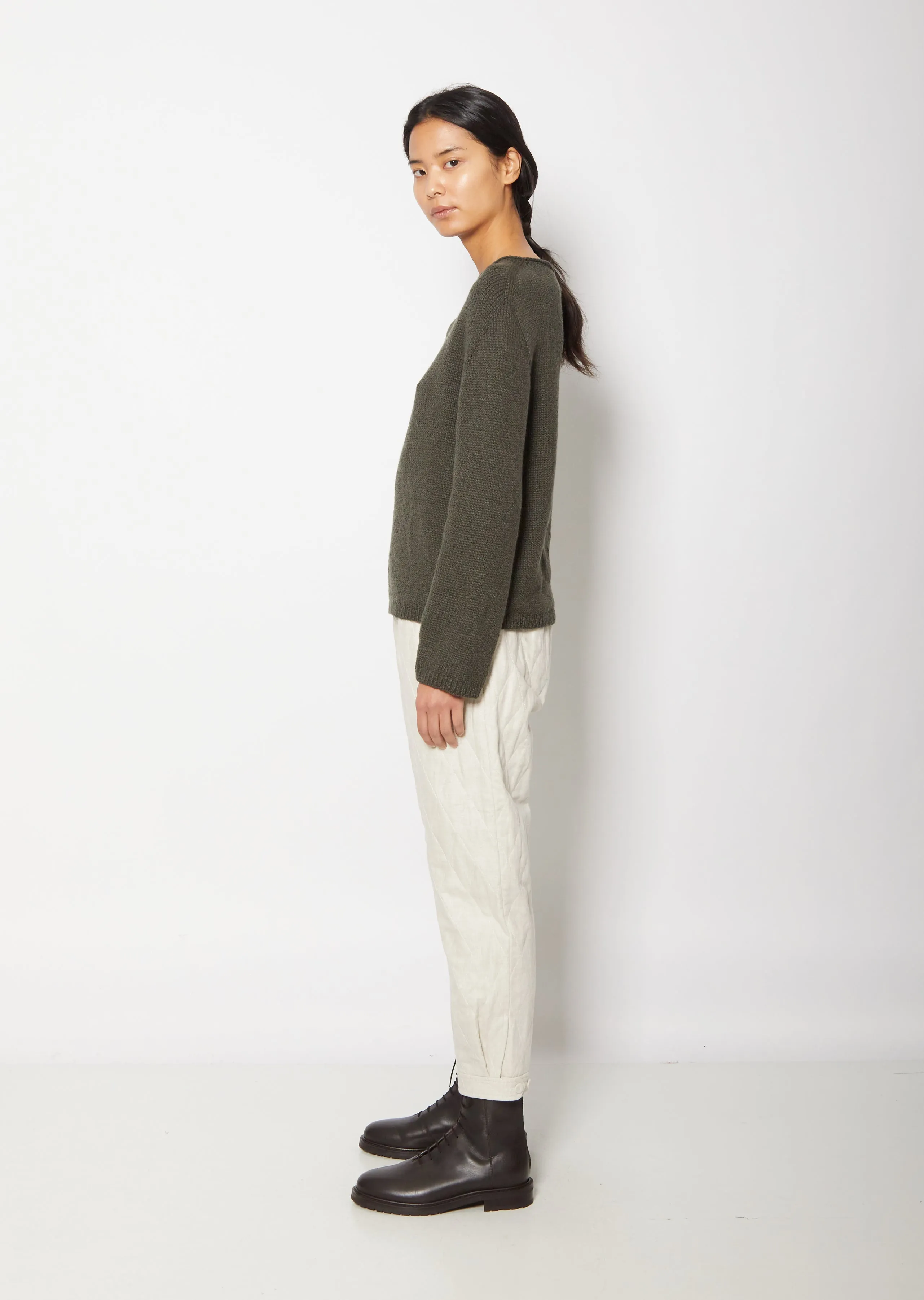 Philip Padded Chintz Linen Pants